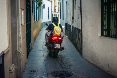 Cordoba, Spain, October 2, 2025 Streets and cityscape of the historic district in downtown Cordoba. It was founded in 1613 by the Jesuit Order. Because of this, Cordoba earned the nickname La Docta.
