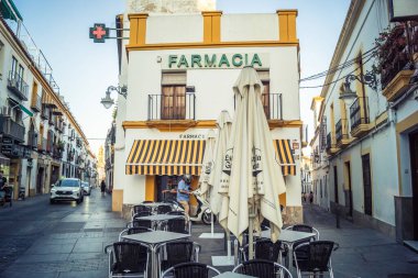 Cordoba, Spain, October 2, 2025 Streets and cityscape of the historic district in downtown Cordoba. It was founded in 1613 by the Jesuit Order. Because of this, Cordoba earned the nickname La Docta.