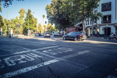 Cordoba, Spain, October 2, 2025 Streets and cityscape of the historic district in downtown Cordoba. It was founded in 1613 by the Jesuit Order. Because of this, Cordoba earned the nickname La Docta.