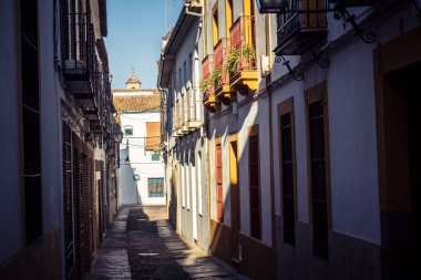 Cordoba, Spain, October 2, 2025 Streets and cityscape of the historic district in downtown Cordoba. It was founded in 1613 by the Jesuit Order. Because of this, Cordoba earned the nickname La Docta.