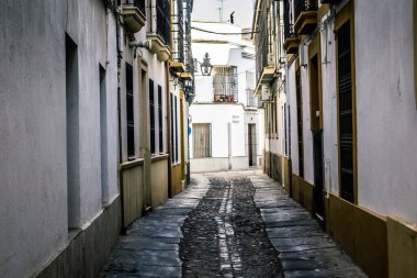 Cordoba, Spain, October 2, 2025 Streets and cityscape of the historic district in downtown Cordoba. It was founded in 1613 by the Jesuit Order. Because of this, Cordoba earned the nickname La Docta.