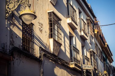 Cordoba, Spain, October 2, 2025 Streets and cityscape of the historic district in downtown Cordoba. It was founded in 1613 by the Jesuit Order. Because of this, Cordoba earned the nickname La Docta.