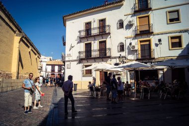Cordoba, Spain, October 2, 2025 Streets and cityscape of the historic district in downtown Cordoba. It was founded in 1613 by the Jesuit Order. Because of this, Cordoba earned the nickname La Docta.