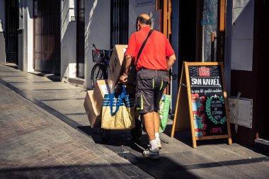 Cordoba, Spain, October 2, 2025 Streets and cityscape of the historic district in downtown Cordoba. It was founded in 1613 by the Jesuit Order. Because of this, Cordoba earned the nickname La Docta.