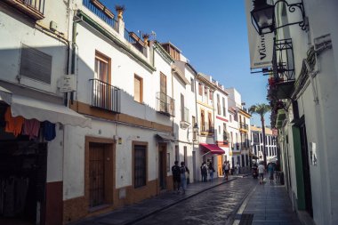Cordoba, Spain, October 2, 2025 Streets and cityscape of the historic district in downtown Cordoba. It was founded in 1613 by the Jesuit Order. Because of this, Cordoba earned the nickname La Docta.
