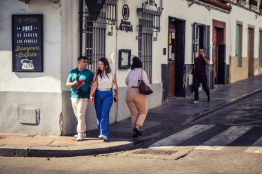 Cordoba, Spain, October 2, 2025 Streets and cityscape of the historic district in downtown Cordoba. It was founded in 1613 by the Jesuit Order. Because of this, Cordoba earned the nickname La Docta.