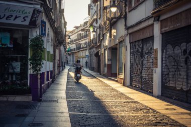 Cordoba, Spain, October 2, 2025 Streets and cityscape of the historic district in downtown Cordoba. It was founded in 1613 by the Jesuit Order. Because of this, Cordoba earned the nickname La Docta.