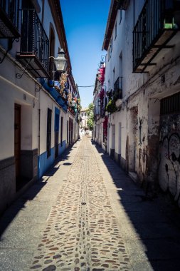 Cordoba, Spain, October 2, 2025 Streets and cityscape of the historic district in downtown Cordoba. It was founded in 1613 by the Jesuit Order. Because of this, Cordoba earned the nickname La Docta.