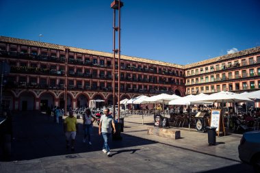 Cordoba, Spain, October 2, 2025 Streets and cityscape of the historic district in downtown Cordoba. It was founded in 1613 by the Jesuit Order. Because of this, Cordoba earned the nickname La Docta.