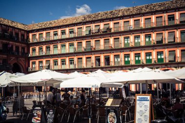 Cordoba, Spain, October 2, 2025 Streets and cityscape of the historic district in downtown Cordoba. It was founded in 1613 by the Jesuit Order. Because of this, Cordoba earned the nickname La Docta.