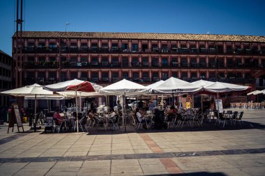 Cordoba, Spain, October 2, 2025 Streets and cityscape of the historic district in downtown Cordoba. It was founded in 1613 by the Jesuit Order. Because of this, Cordoba earned the nickname La Docta.
