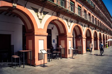 Cordoba, Spain, October 2, 2025 Streets and cityscape of the historic district in downtown Cordoba. It was founded in 1613 by the Jesuit Order. Because of this, Cordoba earned the nickname La Docta.