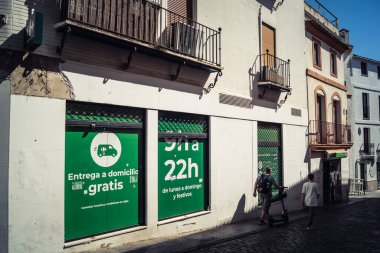 Cordoba, Spain, October 2, 2025 Streets and cityscape of the historic district in downtown Cordoba. It was founded in 1613 by the Jesuit Order. Because of this, Cordoba earned the nickname La Docta.