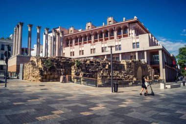 Cordoba, Spain, October 2, 2025 Streets and cityscape of the historic district in downtown Cordoba. It was founded in 1613 by the Jesuit Order. Because of this, Cordoba earned the nickname La Docta.