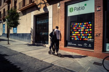 Cordoba, Spain, October 2, 2025 Streets and cityscape of the historic district in downtown Cordoba. It was founded in 1613 by the Jesuit Order. Because of this, Cordoba earned the nickname La Docta.