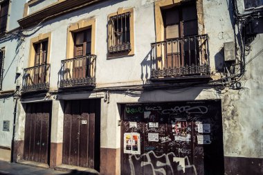 Cordoba, Spain, October 2, 2025 Streets and cityscape of the historic district in downtown Cordoba. It was founded in 1613 by the Jesuit Order. Because of this, Cordoba earned the nickname La Docta.