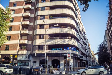 Cordoba, Spain, October 2, 2025 Streets and cityscape of the historic district in downtown Cordoba. It was founded in 1613 by the Jesuit Order. Because of this, Cordoba earned the nickname La Docta.