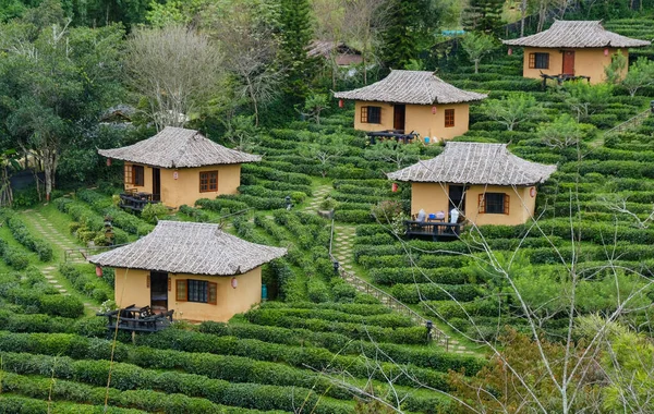 stock image Ban Rak Thai, a Chinese settlement in Mae Hong Son province near Chiang mai, Northern of Thailand.