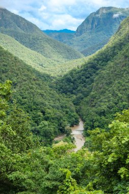 Pha Bong bakış açısı, Mae Hong Son, Tayland 'ın güzel dağ manzarası