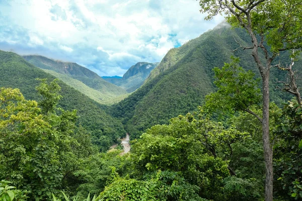 stock image Pha Bong viewpoint, Beautiful mountain landscape of Mae Hong Son, Thailand