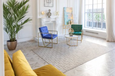 Modern ve çok şık bir iç mimari.