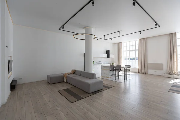 Design Minimaliste Luxe Moderne Une Maison Chère Avec Garniture Marbre — Photo