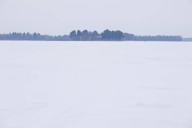 Frosty day in snowy area. Location place of Quebec Canada. Magnificent wintry wallpapers. Christmas holiday concept. Happy New Year Discover the beauty of earth.
