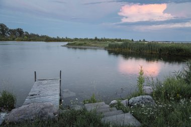 Kanada 'nın Ontario eyaletinde manzara manzarası