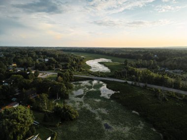 Kanada 'nın Ontario eyaletinde manzara manzarası