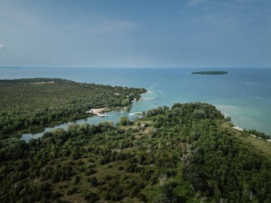 Kanada 'nın Ontario eyaletinde manzara manzarası