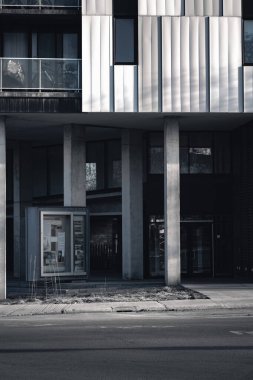 Montreal 'de inşa edilen yeni binanın mimarisi.