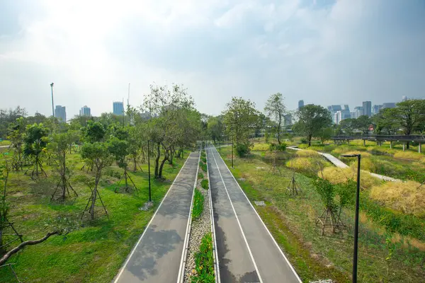 Benjakitti Orman Parkı, Bangkok 'un orta kesiminde Tayland' da yeni bir parktır..