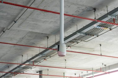 İskeleli inşaat alanı