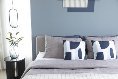 Modern yatak odası iç tasarımı