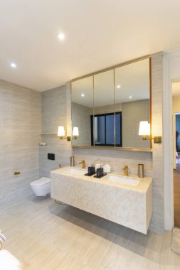 bir banyo modern iç mekan tasarımları