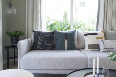 Oturma odasının içinde. modern tasarım