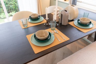 Yemek odasının iç tasarımı..