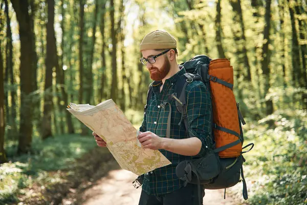 Haritayı okuyorum, bir yol arıyorum. Sakallı adam gündüz vakti ormandadır..