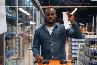 Maliyet yüzünden hayal kırıklığına uğradım. Erkek müşteri süpermarkette..