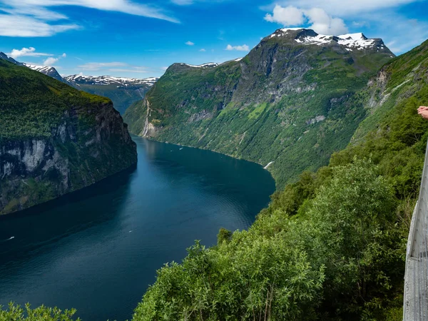Geirangerfjord Geiranger Été Norvège — Photo