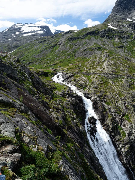 Trollstigen Carretera Verano Noruega — Foto de Stock