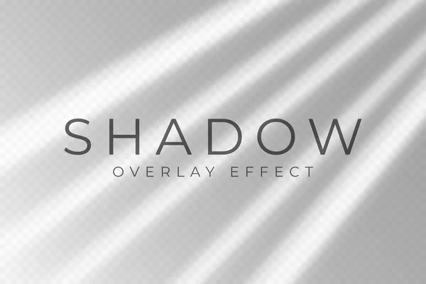 Schatten Overlay Effekt Transparentes Weiches Licht Und Schatten Geometrischen Formen — Stockvektor