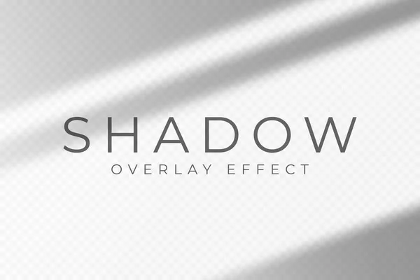 Schatten Overlay Effekt Transparentes Weiches Licht Und Schatten Geometrischen Formen — Stockvektor