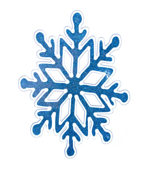 Decoratief Element Kerstmis Etalage Sticker Feestelijk Geïsoleerd Witte — Stockfoto
