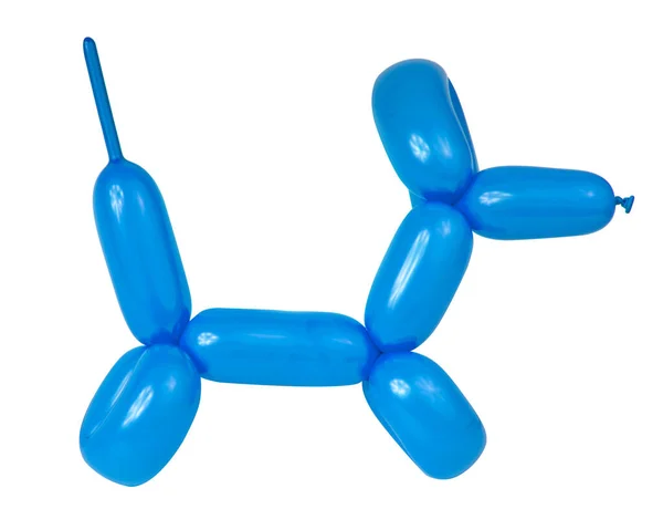 Modell Ballon Hund Handwerk Partei Dekorativ Isoliert Auf Dem Weißen — Stockfoto