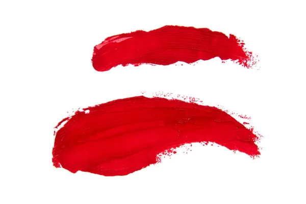 Rouge Lèvres Brillant Piste Glamour Élément Beauté Isolé Sur Fond — Photo