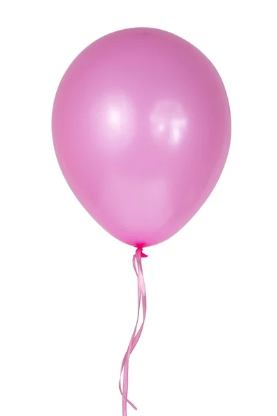 Ballon Coloré Air Hélium Isolé Sur Fond Blanc — Photo