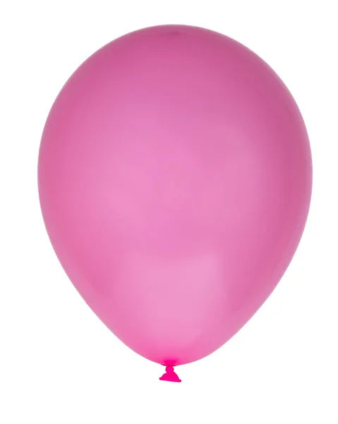 Κόμμα Ροζ Μπαλόνι Διακόσμηση Εκδήλωση Απομονώνονται Στο Λευκό Φόντο — Φωτογραφία Αρχείου