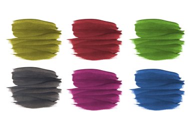 Fırça boyası çizim noktası beyaz üzerinde metin için izole çerçeve