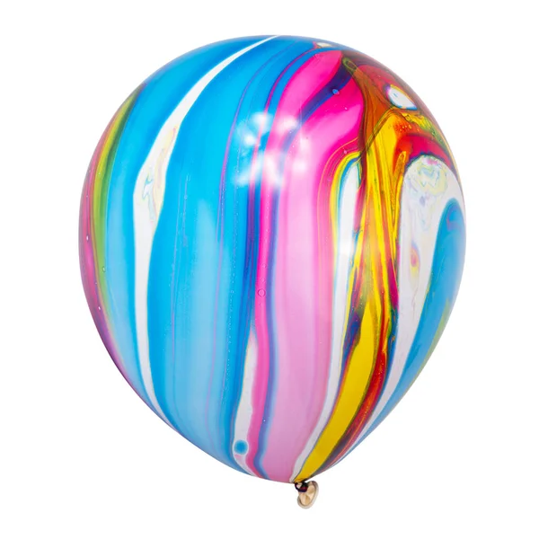 stock image multicolored helium balloons with clipping path. Element of decorations for Birthday party, wedding or festival.